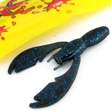 NetBait Tiny Paca Craw gumová nástraha, Black Blue Flake, 7.5cm, #9655