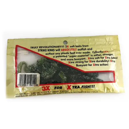 Strike King Ribbon Tail Worm nástraha, Watermelon/Chart, 15cm, #9663