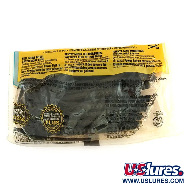 Berkley Powerbait Power Worm Gumová nástraha, Black, 17.5cm, #9665