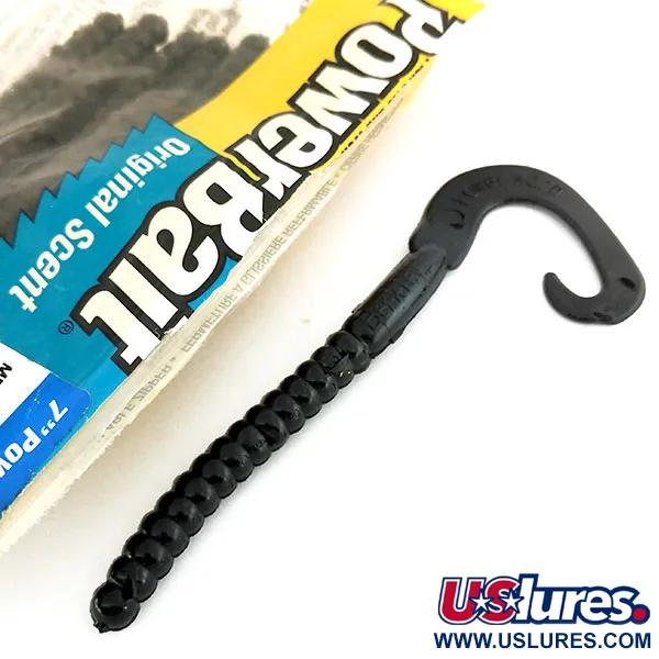 Berkley Powerbait Power Worm Gumová nástraha, Black, 17.5cm, #9665