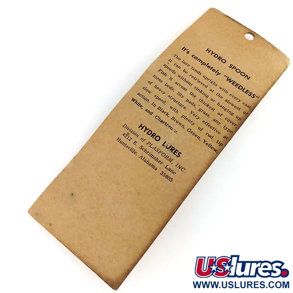 Hydro Lures Weedless Hydro Spoon Plandavka, Black / Green, 14g, #9668