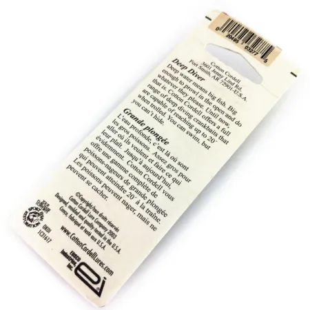 Cotton Cordell Grappler Shad JR Deep Diver, Okoun, 7g, Hluboký chod #9671