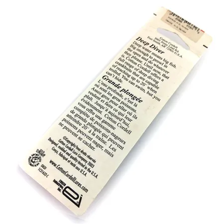 Cotton Cordell Deep Diver Wobler, Tiger, 7g, Hlubokopotápivý, #9672