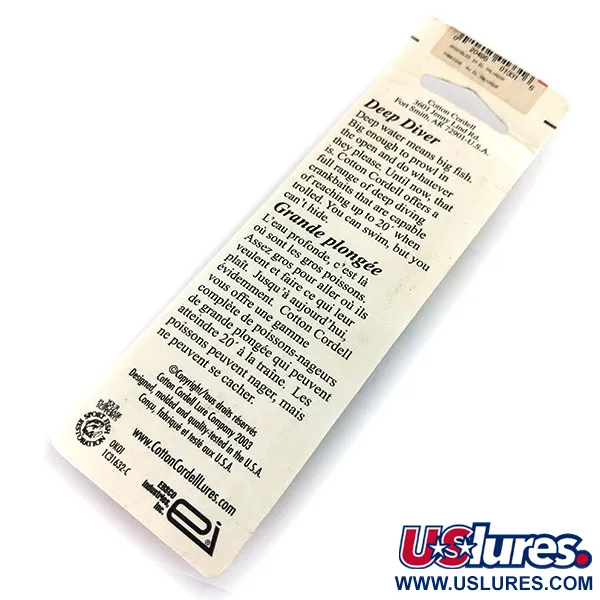 Cotton Cordell Deep Diver Wobler, Tiger, 7g, Hlubokopotápivý, #9672