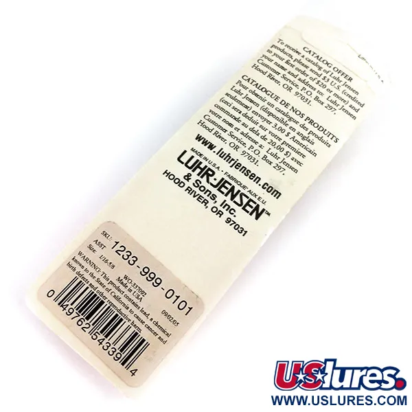 Luhr Jensen Little Jewel Plandavka, Tepaný Nikl, 14g, #9673