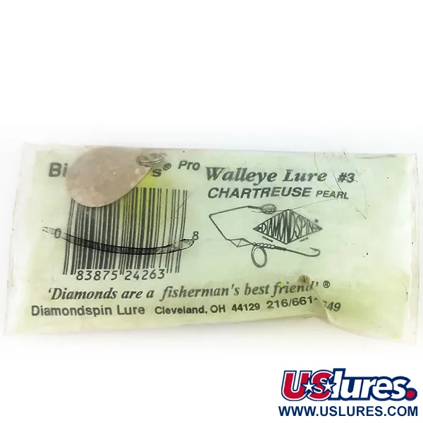 Big Chuck's Walley Lure Spinnerbait, Chartreuse, 17g, Vrbový list, #9697
