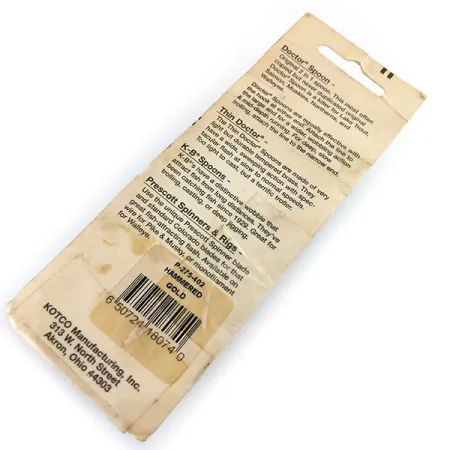 Prescott Spinner Little Doctor 275 Plandavka, Zlato/Čer, 21g, #9748