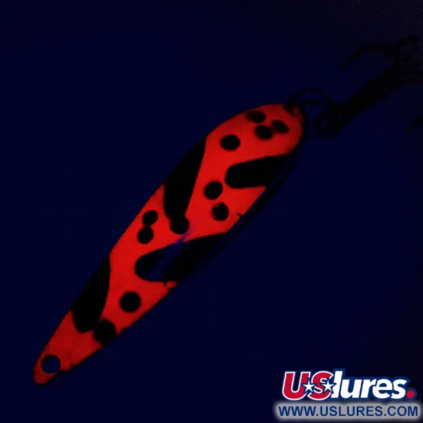 Acme Fiord Spoon Plandavka, Nikl/Oranžová/Černá, 11g, Glow, #9798