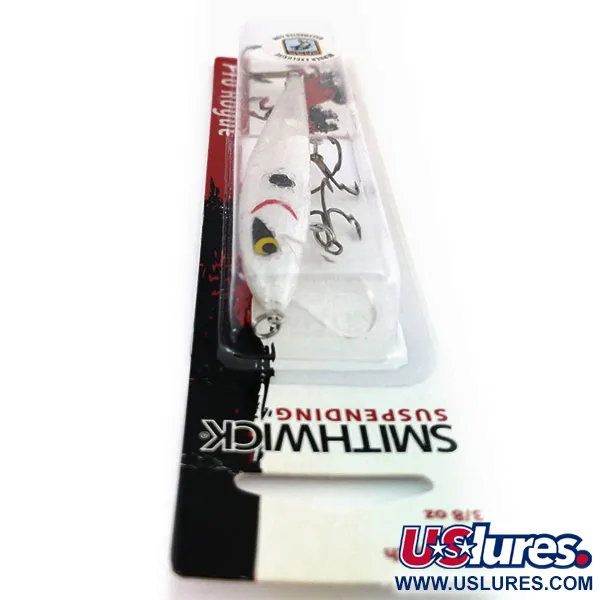 Smithwick Suspending Rattlin’ Rogue Jerkbait, Průhledná/Bílá, #9808