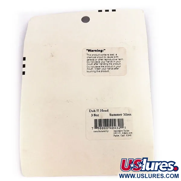 DUH!!! Head jig heads Kit, Olivová / Červená, 11g, Offsetový háček, #9818