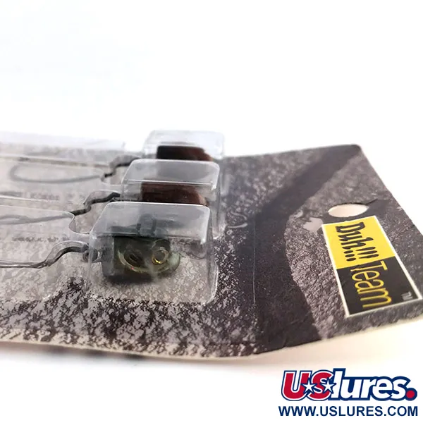 DUH!!! Head jig heads Kit, Olivová / Červená, 11g, Offsetový háček, #9818