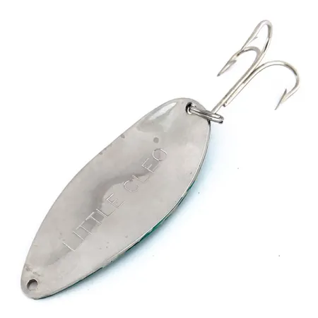 Acme Little Cleo Plandavka, Nikl / Zelená, 35g, Mosaz, #9827