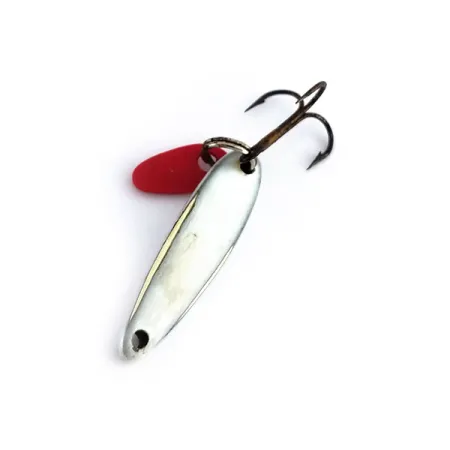 Bay de Noc Swedish Pimple Plandavka, Bílá, 2g, Červený plíšek, #9833