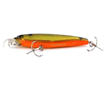 Yo-zuri 3D Minnow Suspender, Zlato-Oranžová, 7g, Prisma povrch, #9842