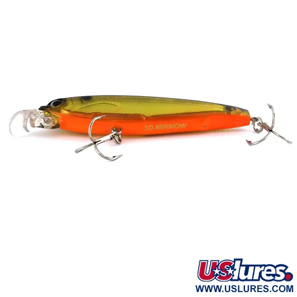 Yo-zuri 3D Minnow Suspender, Zlato-Oranžová, 7g, Prisma povrch, #9842