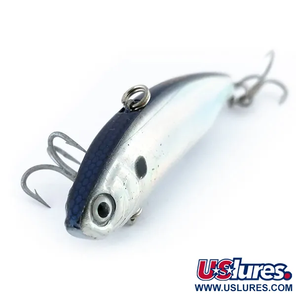 YO-ZURI Crystal VIBE Vobler, Stříbrná/Modrá, 12g, Lipless, #9843