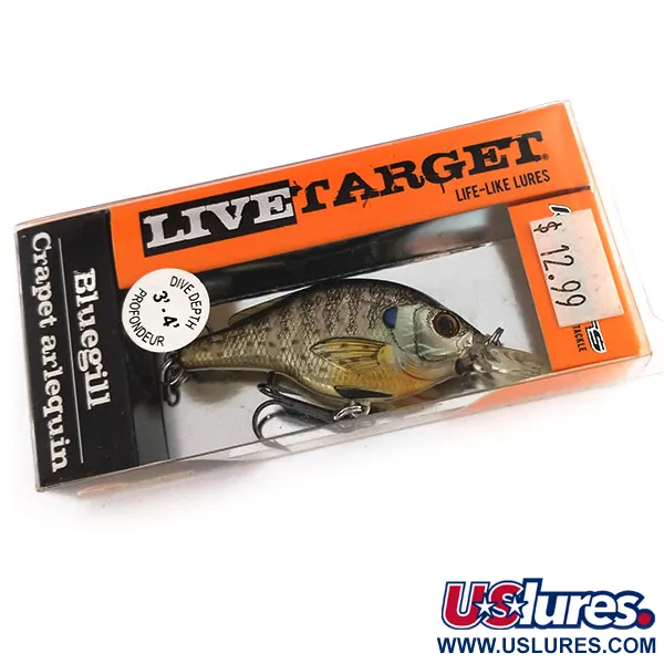 Live Target Koppers BlueGill Vobler, Crapiet Arlequin, 7g, #9844