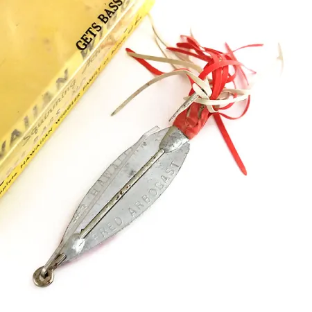 Fred Arbogast 3 Hawaiian Plandavka, Červeno-bílá, 16g, Ochrana, #9846