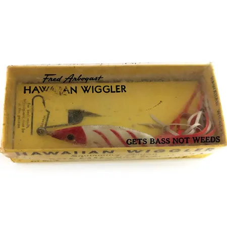 Fred Arbogast 3 Hawaiian Plandavka, Červeno-bílá, 16g, Ochrana, #9846