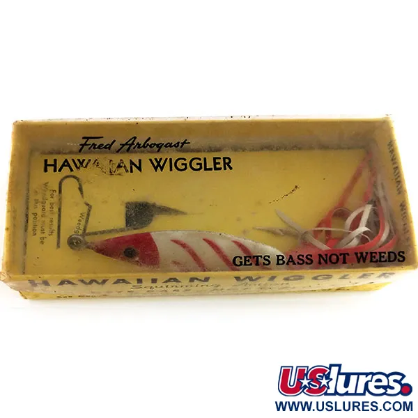 Fred Arbogast 3 Hawaiian Plandavka, Červeno-bílá, 16g, Ochrana, #9846