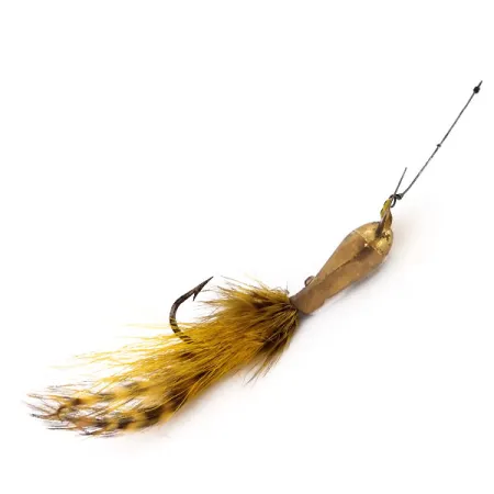 South Bend Dart-Oreno Třpytka, Mosaz, 21g, Péřový Ocas, #9848