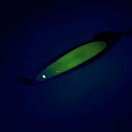 Bay de Noc Swedish Pimple Pilkr, Nikl/Zelená, 14g, Svítící, #9856