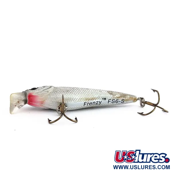 Berkley Frenzy Firestick Minnow Shallow FS6-S Wobler, Silver, 4.4g, #9873