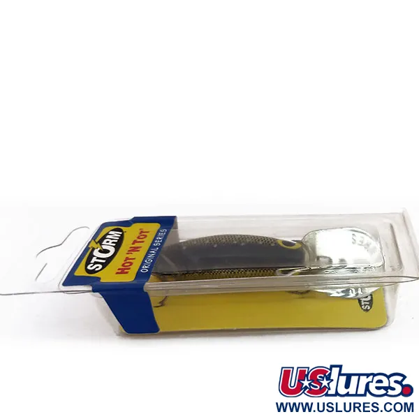 Storm Original Hot'N'Tot Wobler, Zlatá/Černá, 6.5g, Kovová Lopatka, #9876