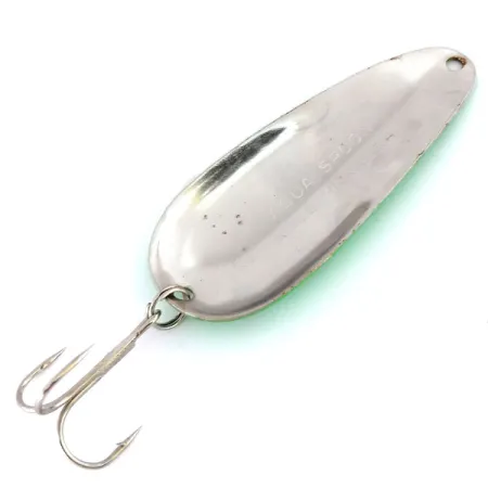 Nebco Aqua Spoon Plandavka, Zelená/Černá/Nikl, 14g, UV-aktivní, #9890