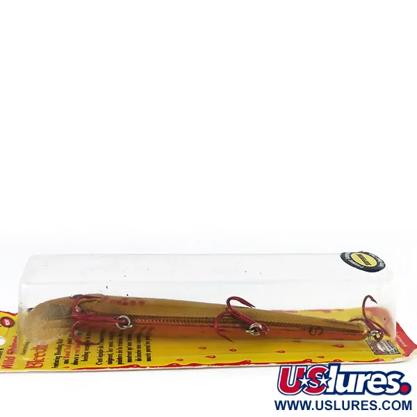 Strike King Wild Shiner Jerkbait, Zlatá, 17g, Vznášivý, #9918