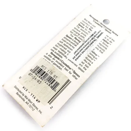 Renegade Honeycomb Series Crystalina Spoon, Zelená-Oranžová, 7g, Voština, #9925