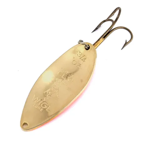 Little Cleo (Hula Girl) Plandavka, Gold / Orange, 21g, Vintage, #9939