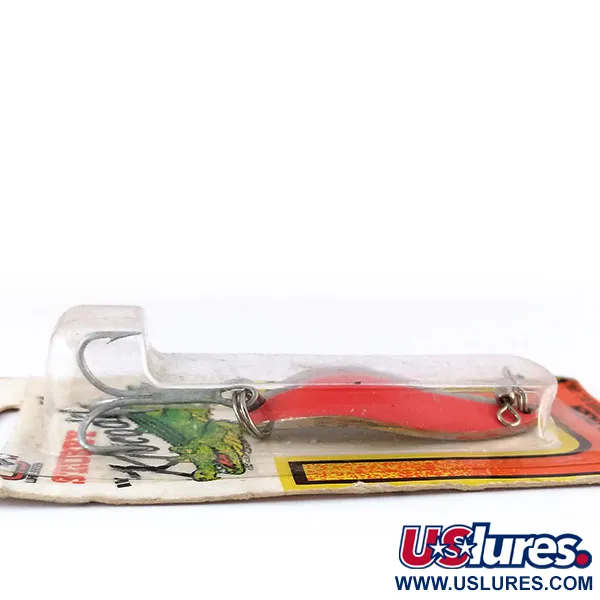 Luhr Jensen Lil' Kroc (Krocodile Stubby) Plandavka, Červená/Nikl, 14g, #9996